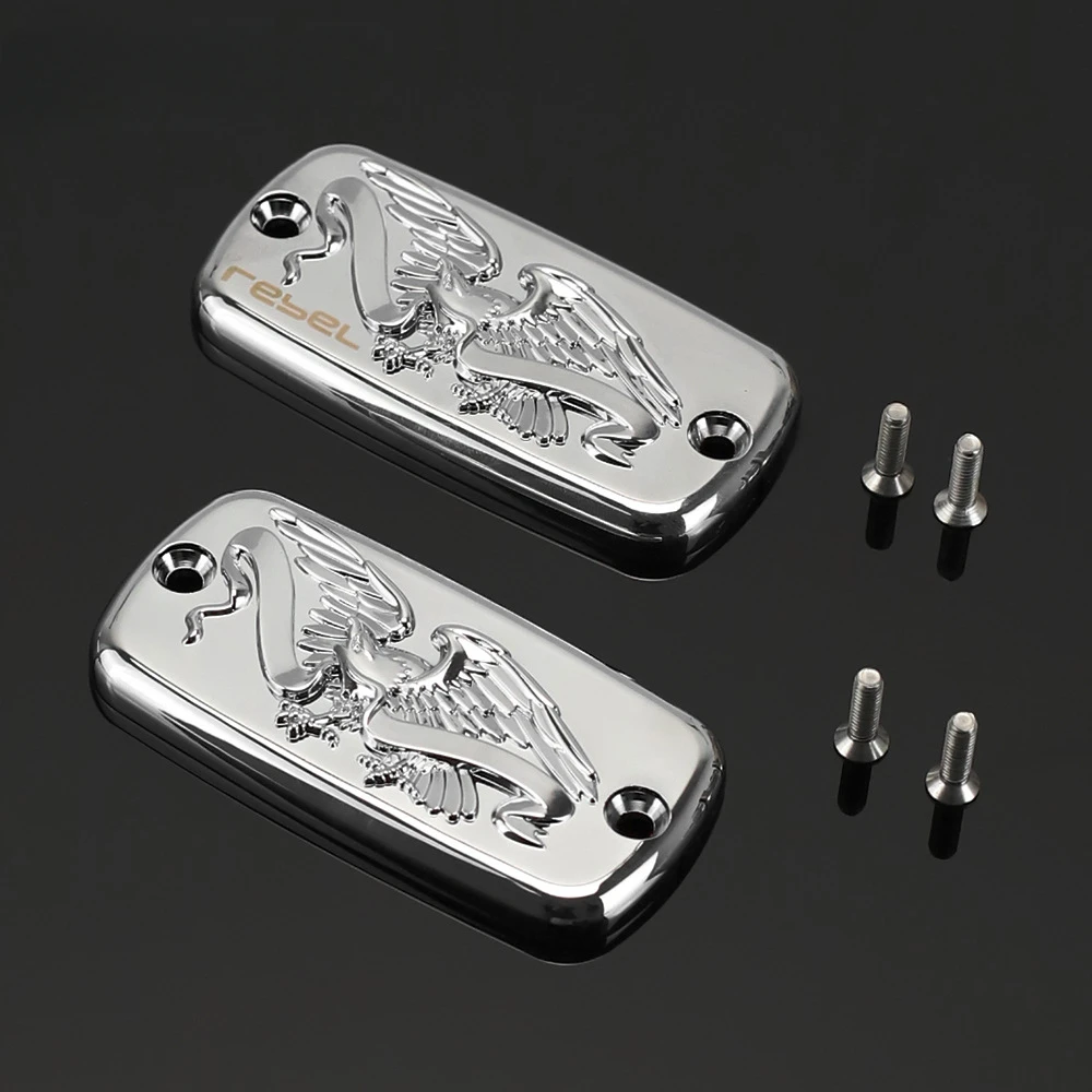 

Декоративная крышка для кувшина тормозной жидкости мотоцикла Honda REBEL CMX300 CMX500 VT400 VT600 VT750, запчасти для модификации теней