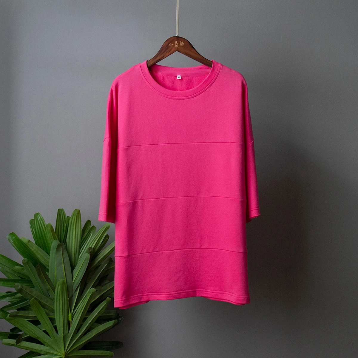 Rose red T-shirt