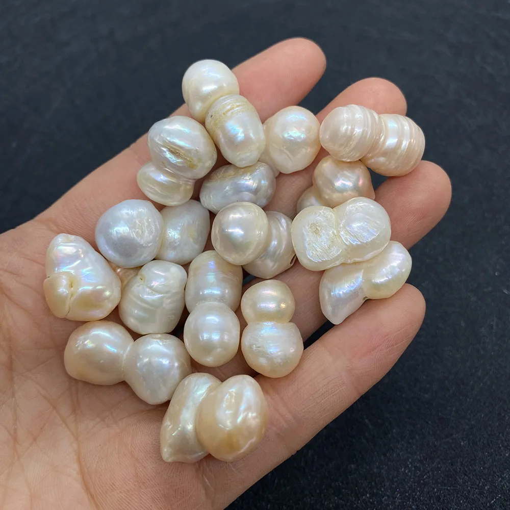 

20Pcs Delicate Natural Freshwater Pearl Non-porous Beads 10-25mm Charm Fashion Jewelry Making DIY Necklace Earrings Accessories