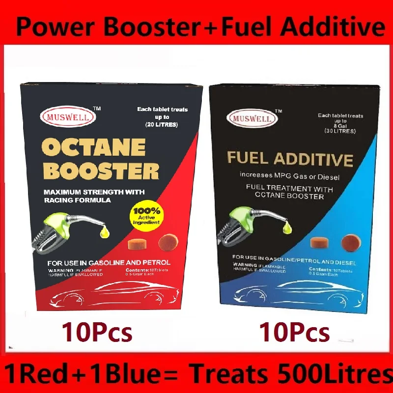 Octane Booster Fuel Treatment Maximum Strength Power Booster Faster Acceleration Fuel System Injector Cleaner