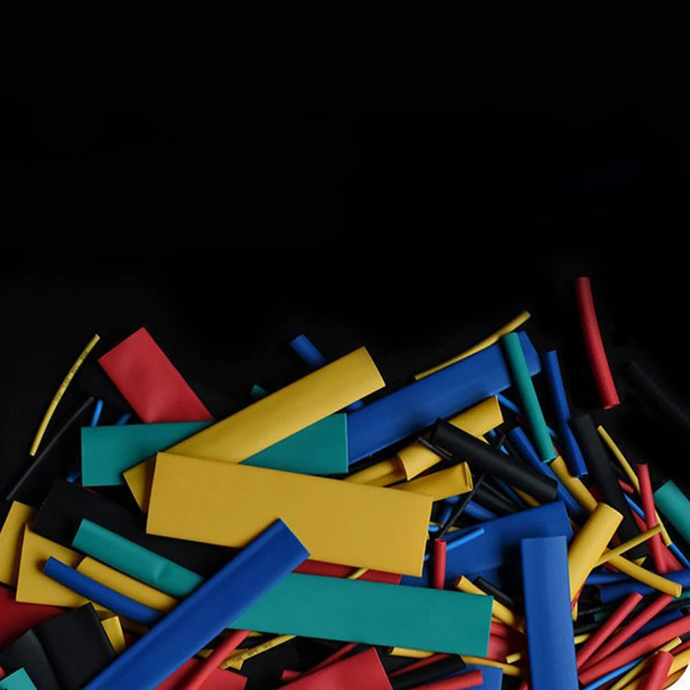 530pcs/Set Polyolefin Shrinking Assorted Heat Shrink Tube Wire Cable Insulated Sleeving Tubing Set 2:1 Waterproof Pipe Sleeve heat shrink tube heat shrink tubing heat shrink tube kit heat shrink cable sleeve