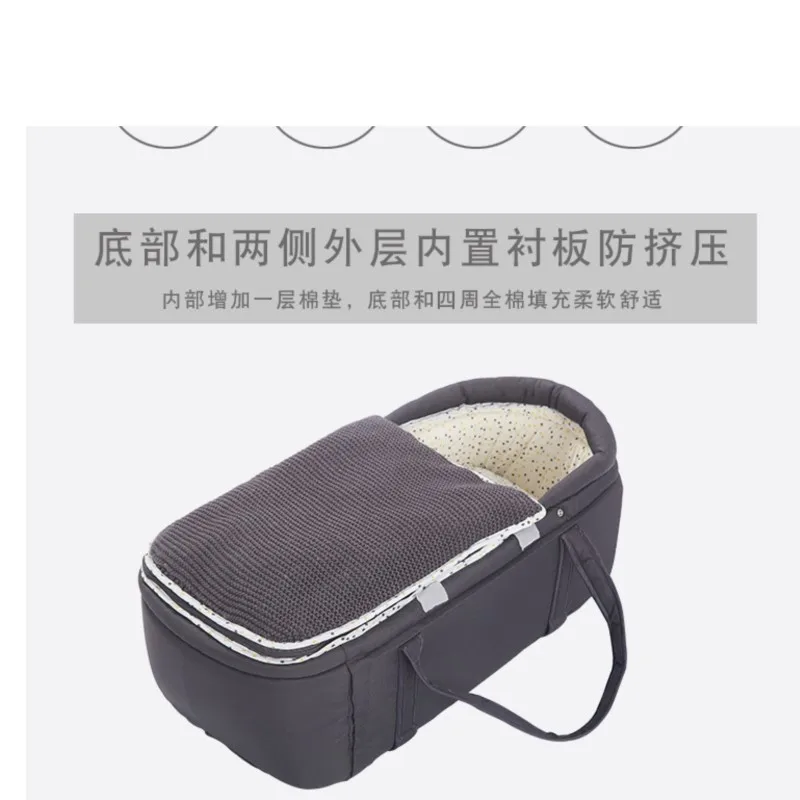  Cabas  슬리핑 바구니 다기능 모바일 작은 침대  휴대용 요람 Berco Portatil De Bebe Portatel