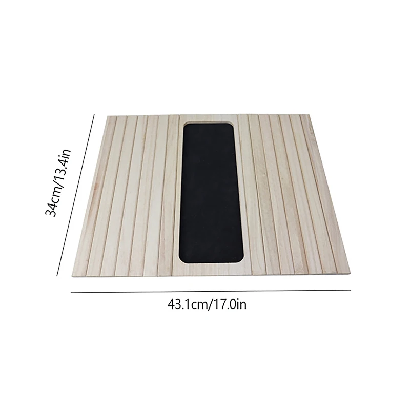 Quality Bamboo Wood Sofa Arm Tray Table Anti-Slip Armrest Organizer Protector Drink Holder Coaster 6