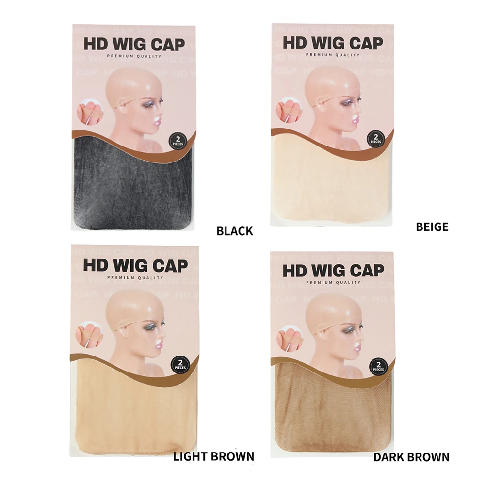 Hd Wig Cap Wholesale 10 Pcs Hd Thin Wig Cap Stocking Cap Transparent Hd Invisible Wig Cap For Wig Sheer Wig Cap Wig Accessories