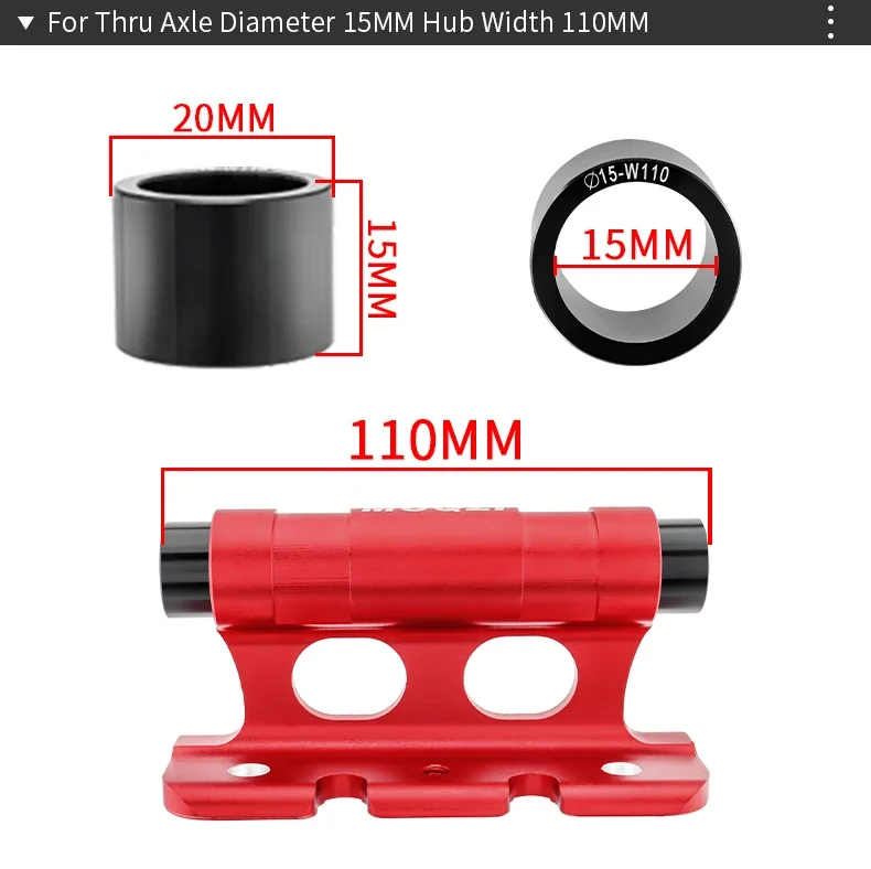 Description Picture 4 of itemMUQZI Bike Car Carry Mount Rack MTB Road Bicycle Quick Release Thru Axle Carrier Fork Mount Car Roof Rack Bracket DROPSHIPPING