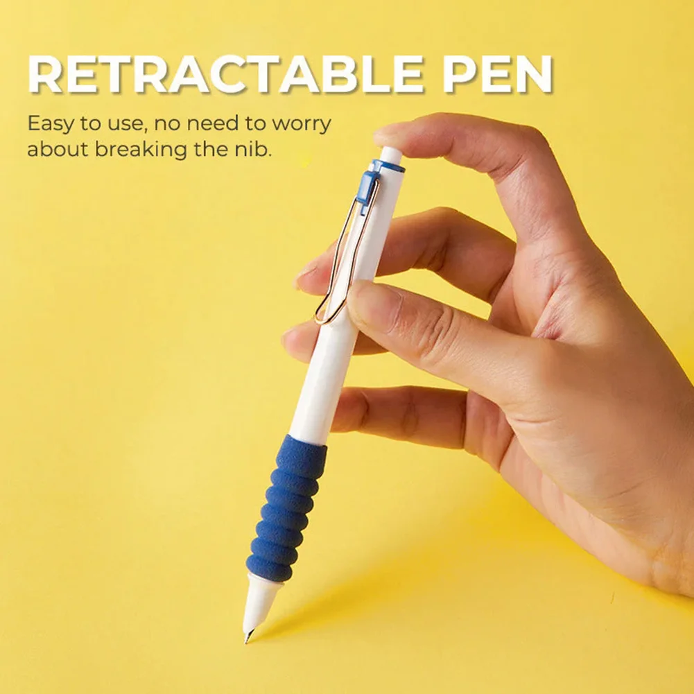 0.38mm 비즈니스 사무실 만년필, 개폐식 필기 연습, 캘리그라피 펜, 젤 펜, 학생 문구, 학용품