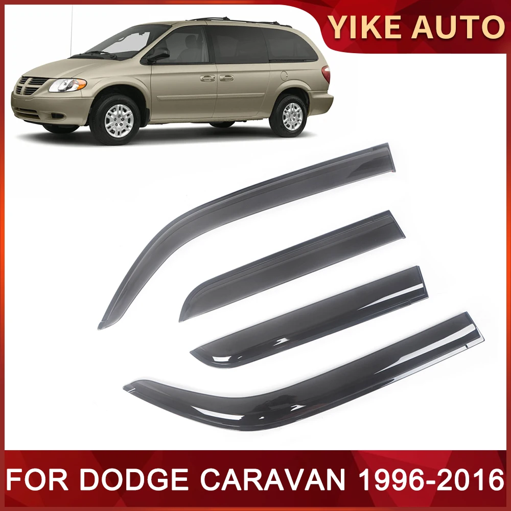

Оконный козырек для DODGE CARAVAN NS RS RT 1996-2016, дверной козырек с защитой от ветра, солнца, дождя, боковые окна, ветрозащитные дефлекторы для авто