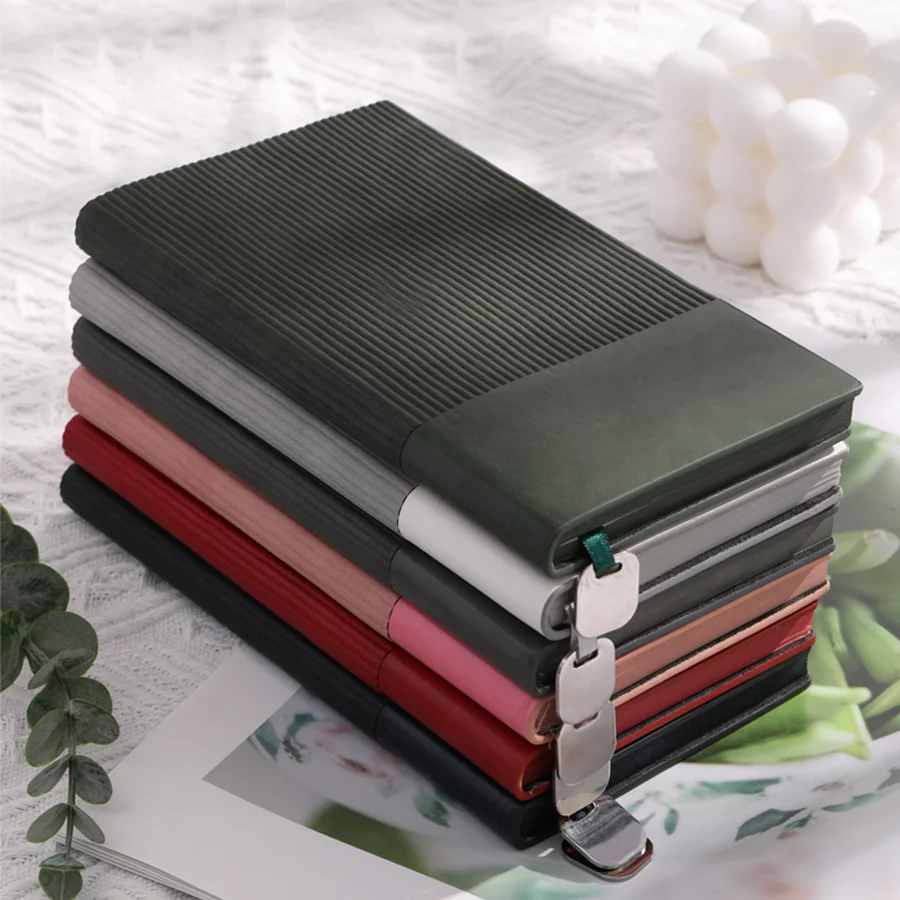 Portable A5 Notebook – Durable Design with Vertical Ruled Pages for Efficient Note-Taking