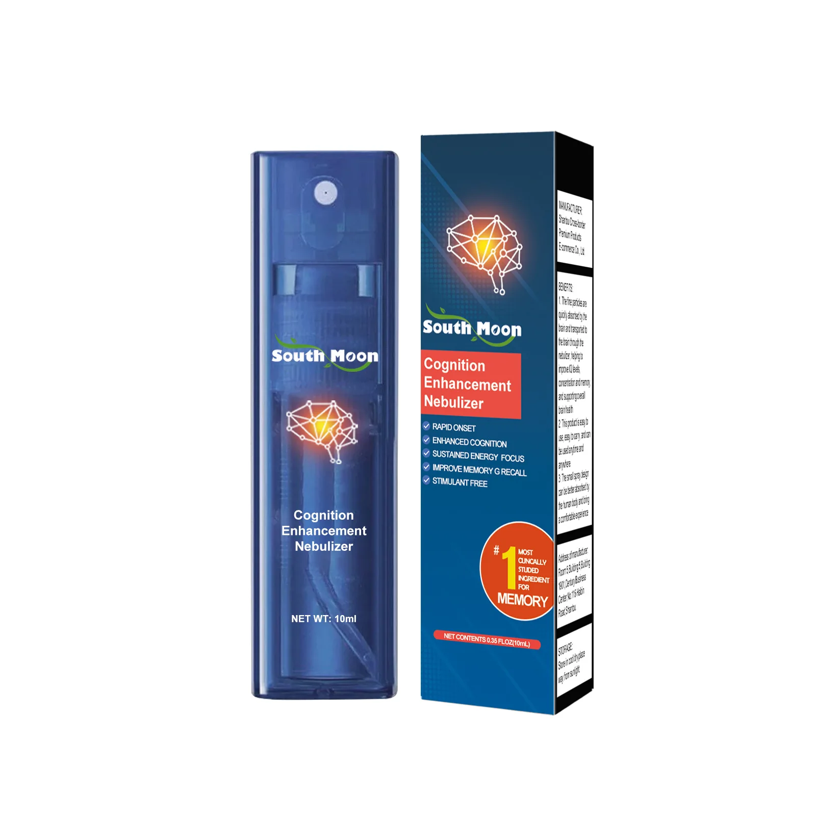 

Body Care Nebulizer Cognitive Focus Improvement Enhancement Treatment Mist