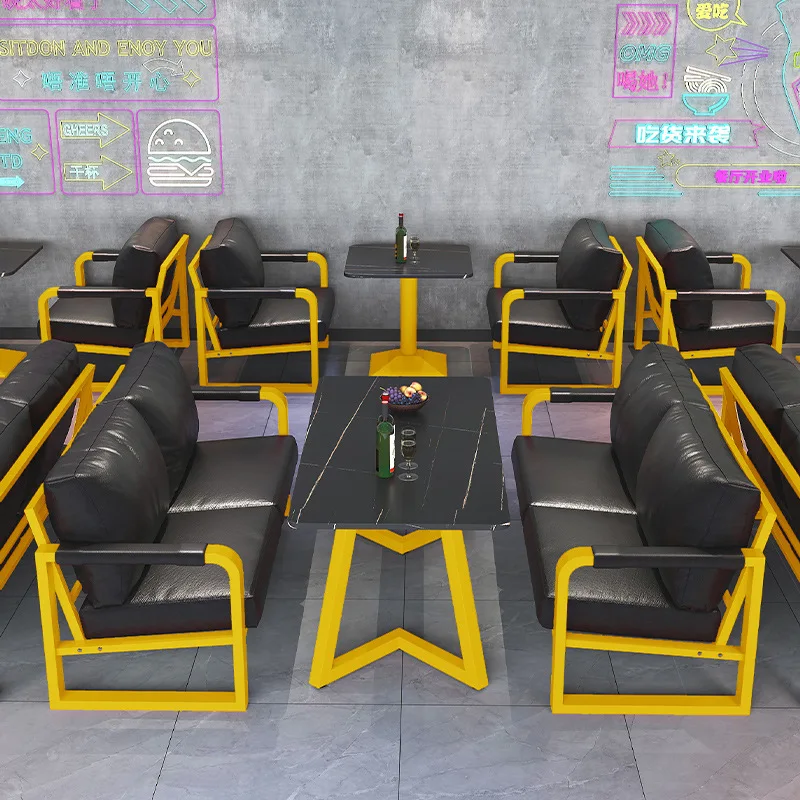 

Iron Art Sofa Small Apartment Internet-Popular Homestay Apartment Sofa Hotel Industrial Style