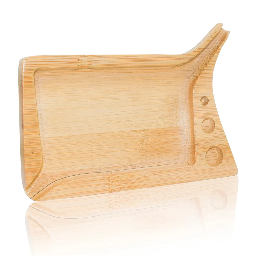 Multipurpose Wood Herb Tobacco Rolling Tray with Funnel Tool Loader Cones Bamboo Rolling Tool Smoking Accessories smoking accessories tobacco smoking accessories rolling tray