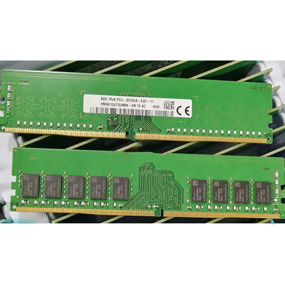 SK 하이닉스 메모리용 RAM HMA81GU7DJR8N-XN, 8G, 8GB, DDR4 1RX8, PC4-3200A ECC, 1 개