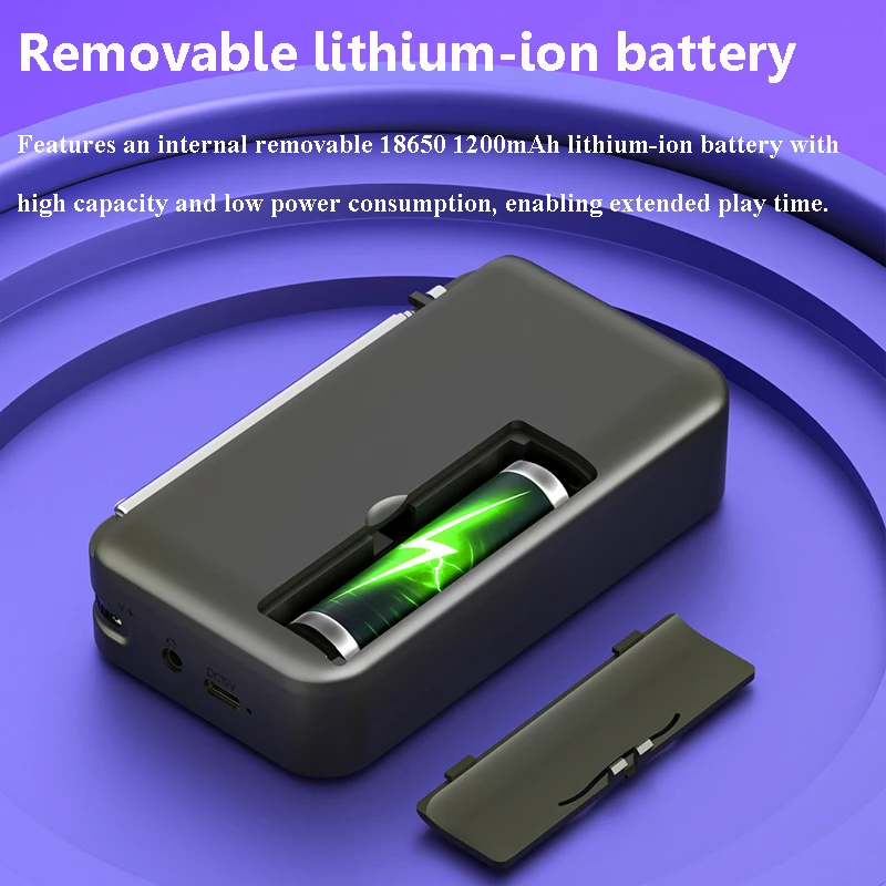 Mini Portable FM Radio Handheld Rechargeable Digital FM USB TF MP3 Player Bluetooth Speaker with LED Display Radios Receiver