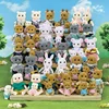 Familyes Forest Animal 1:12 Scale Dollhouse Miniatures Accessorie Rabbit Bear Reindeer Calico Critter Pretend Play For Girl Gift 2