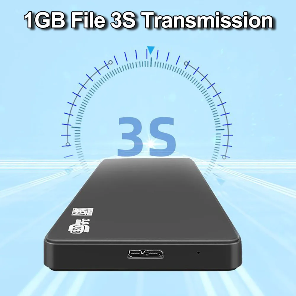 케비두메이 2.5인치 SATA to USB3.0 HDD 인클로저 (USB3.0 케이블 포함) 모바일 하드 드라이브 ABS 케이스 SSD 외장 스토리지 HDD 박스 (노트북용)