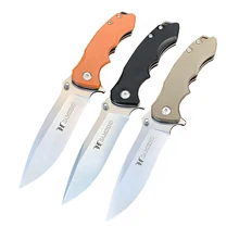 

SAMSEND Multi-functional Folding Knife high hardness 9CR18MOV Blade G10 Steel Handle Outdoor Camping Fruit Knives EDC Tool