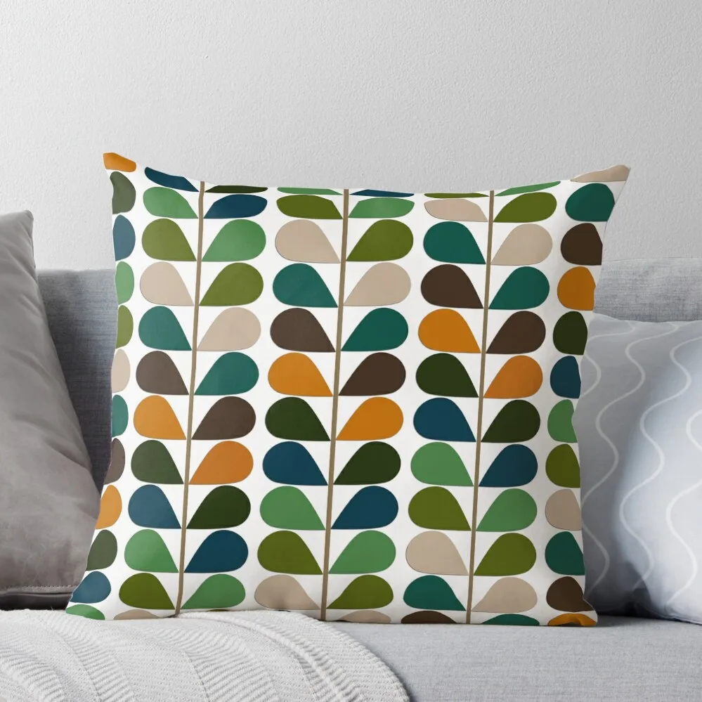 

Retro 60s Mid Century Modern Pattern 2 Throw Pillow Elastic Cover For Sofa Cushion Covers For Living Room