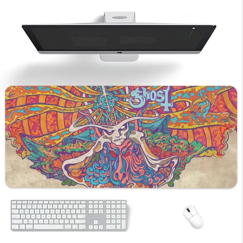 Rock Band Ghost 13 commandments Mouse Pad Computer Laptop Gaming Office Wrist Guard Non Slip Keyboard Pad 2