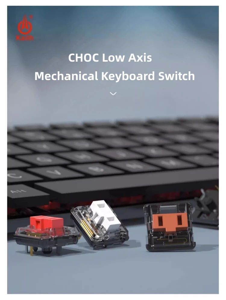 Kailh-interruptor rgb ultrafino para teclado mecânico do