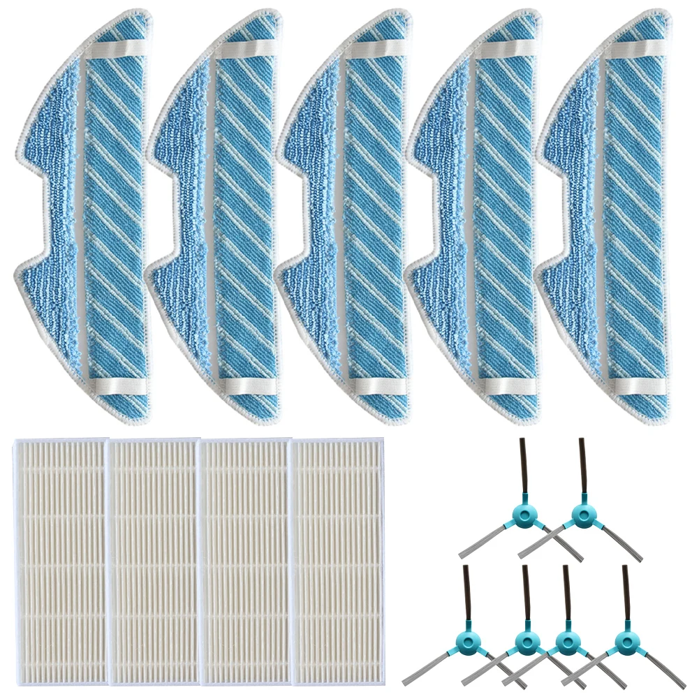 

Enhanced Vacuuming Efficiency with Side Brush Mop Cloths Filters for SENCOR SRV 4200BK 4250SL 2230TI Vacuum Cleaner