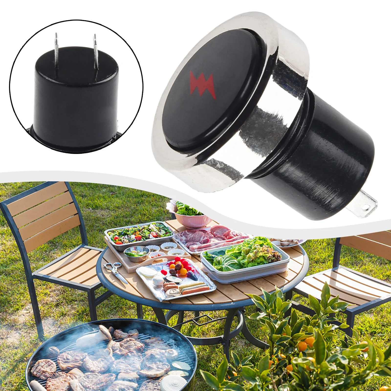 BBQ Electronic Ignition Button Replacement Ignitor Switch Coleman Gas Grill Outdoor Cooking Equipment Grills Tool Part gas cooker igniter