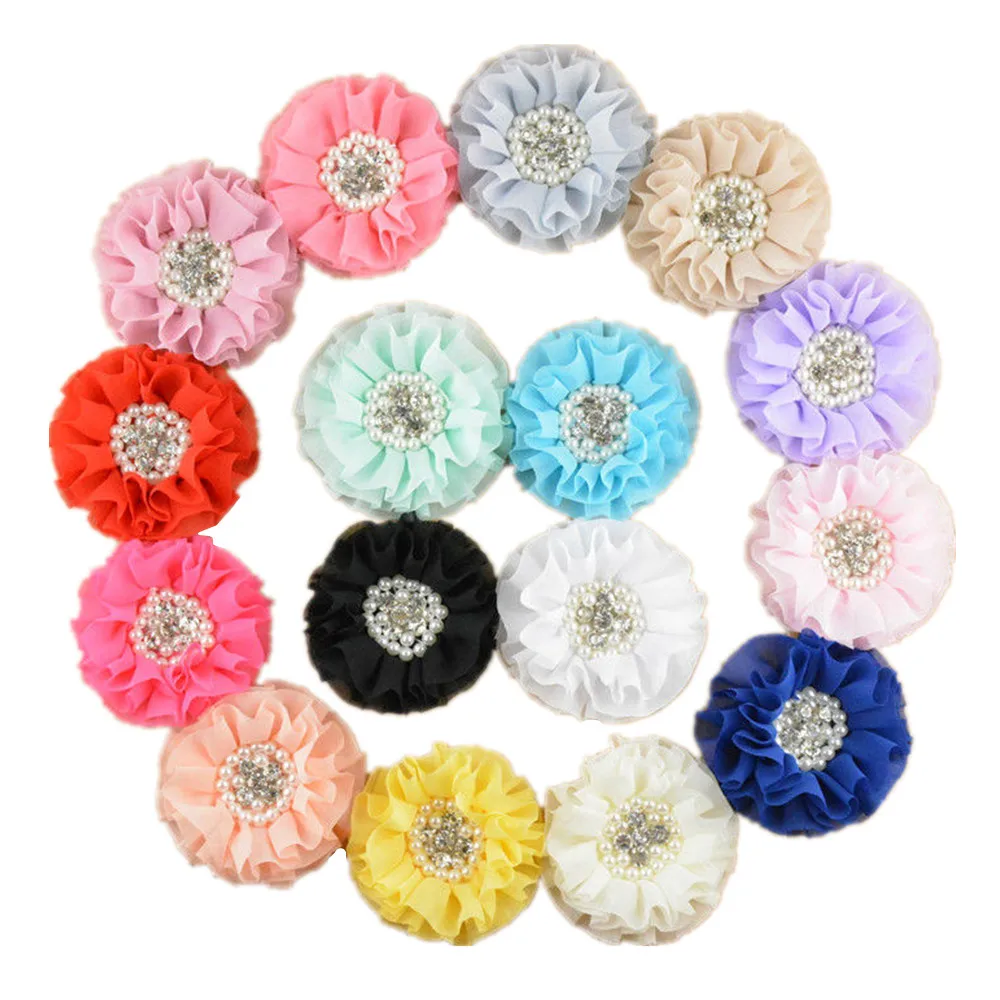 Flower Hair Accessories Wholesale Flower Fabric Hair Accessories