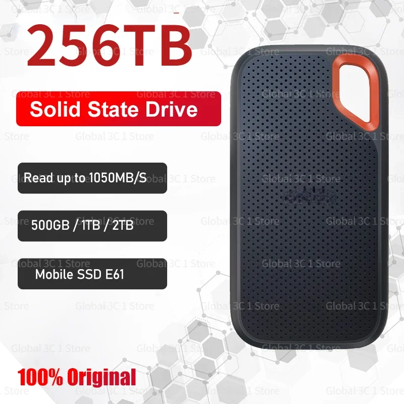 

PS5 SSD 256TB disco rígido externo portátil 2000 mb/s usb3.2 gen2 hd 1tb 500gb unidade de estado sólido para desktop portátil