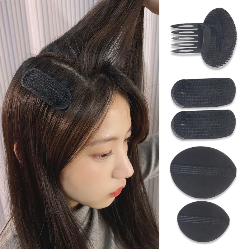 

4pc Invisible Hair Clip Back of The Head Pad Hair Root Fluffy Clip Hair Accessories Hairpin Sponge Hair Pad Hair Fluffy Artifact