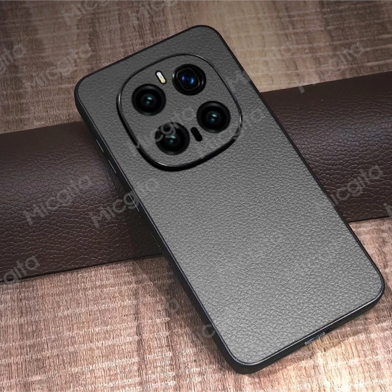 Premium Genuine Leather Shockproof Business Case - Durable Luxury Cover