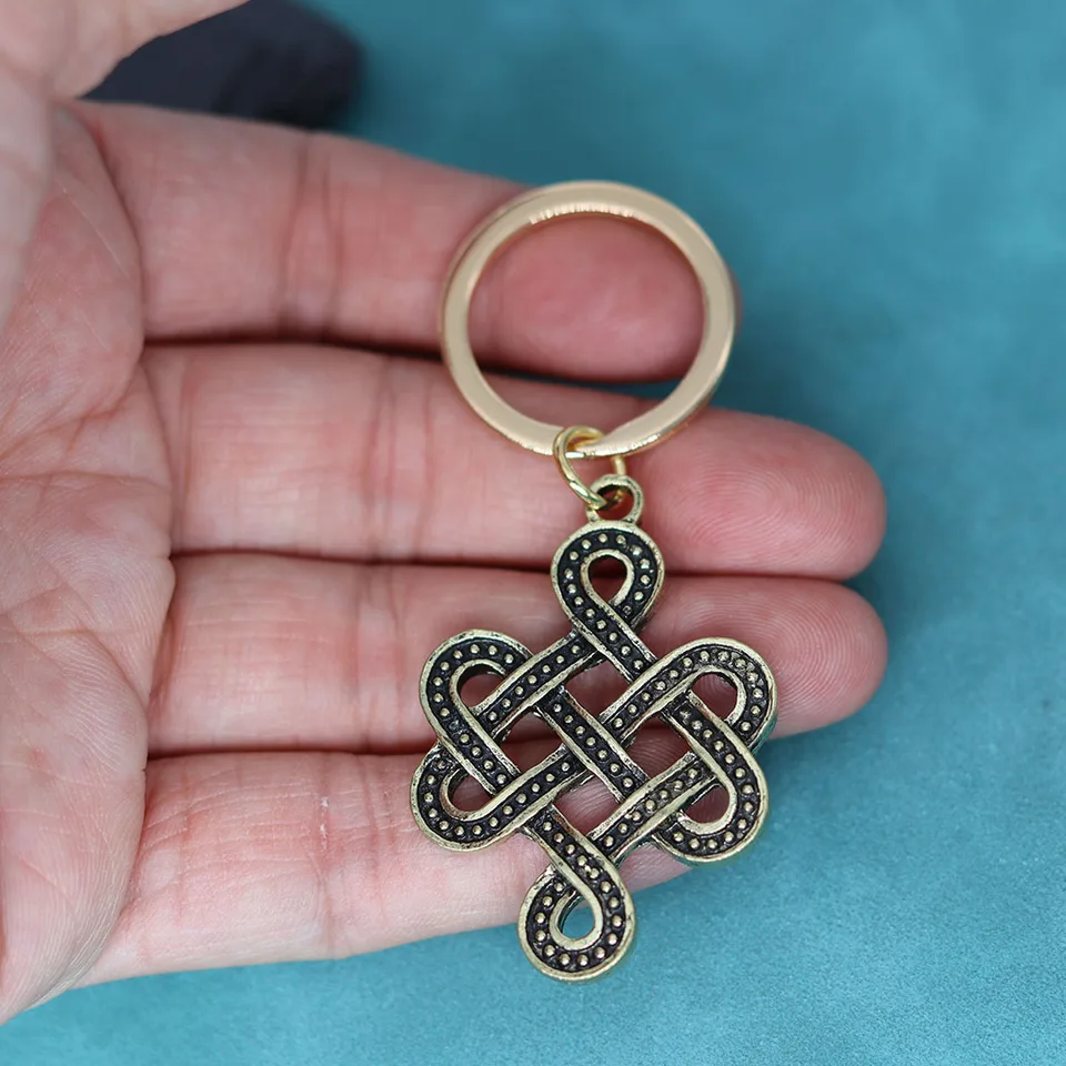 Collana con nodo della strega SIMBOLIKS, Triquettes, nodo celtico, amuleto di protezione, Wiccan, regalo di stregoneria pagana Wicca Nodo della strega Nodo della strega - Italia