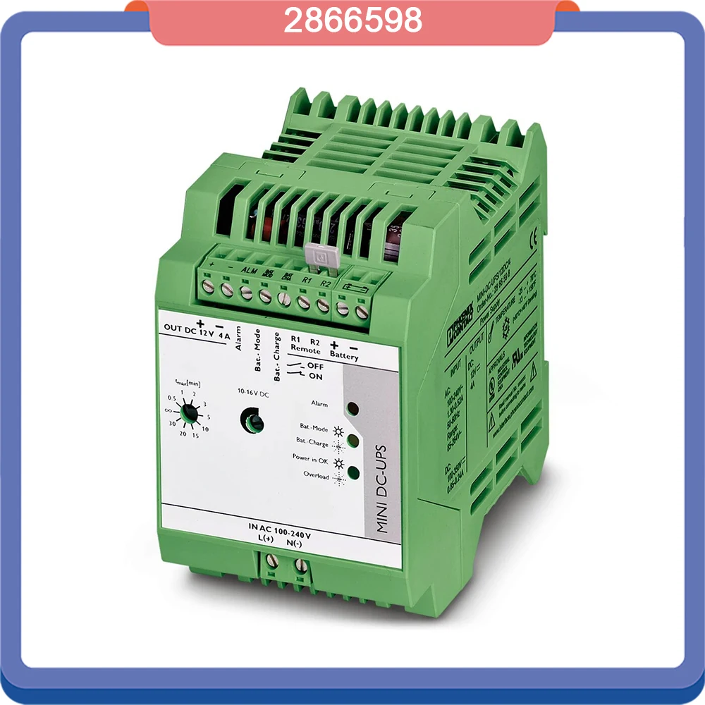 For Phoenix UPS Uninterruptible Power Supply 2866598 MINI-DC-UPS/12DC/4 1 For Phoenix UPS Uninterruptible Power Supply 2866598 MINI DC UPS 12DC 4