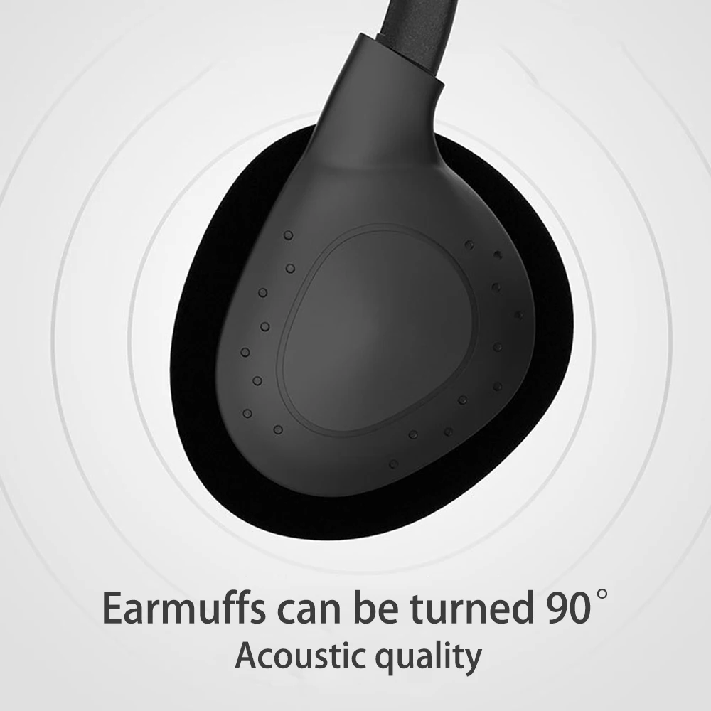 Comfortable Wearing Noise Reduction ABS Portable Headphone Wired Headset Earbud Stereo 3.5mm Clear Gaming for Gamer 5