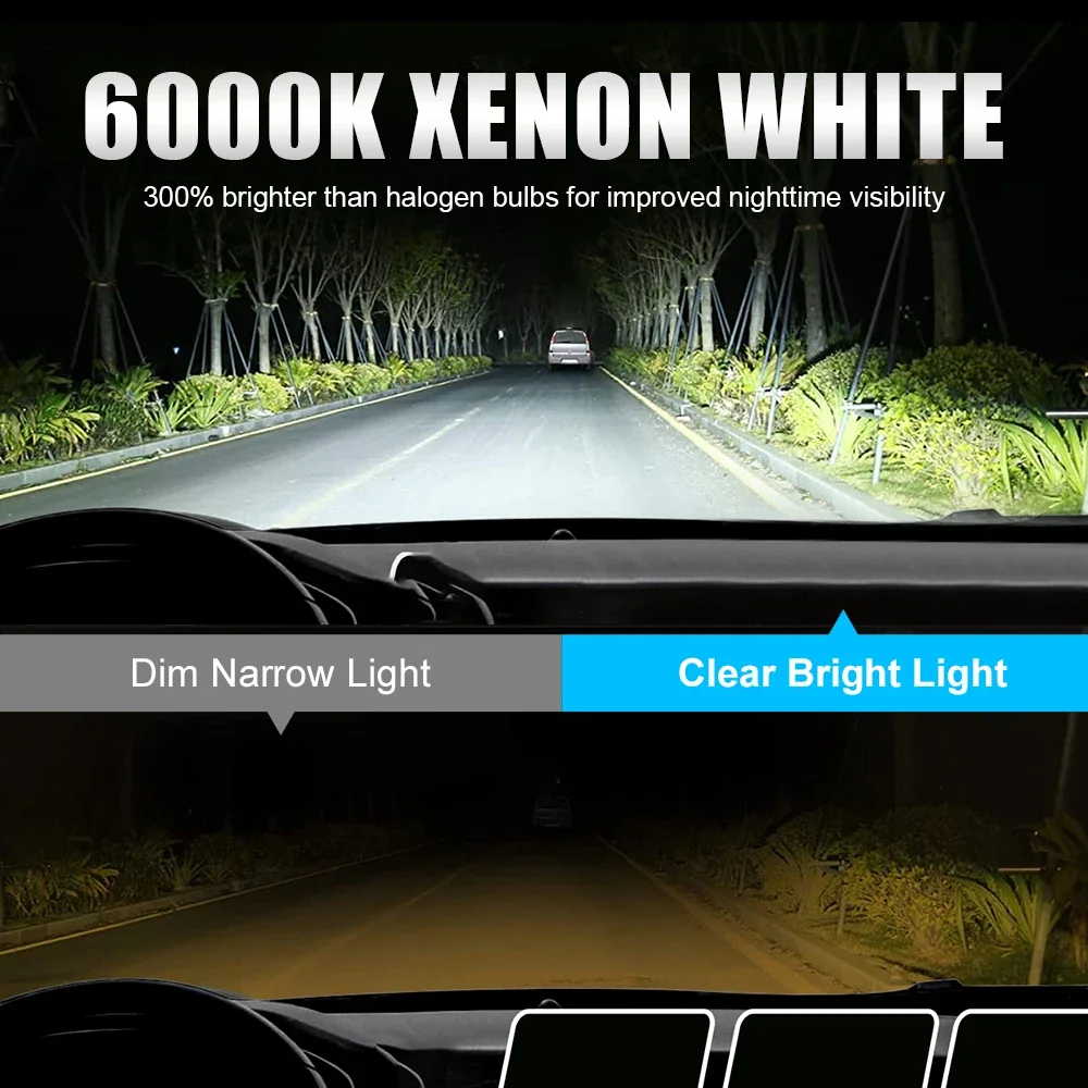 2 個 H7 Led ヘッドライト電球 80 ワット 20000Lm 超高輝度