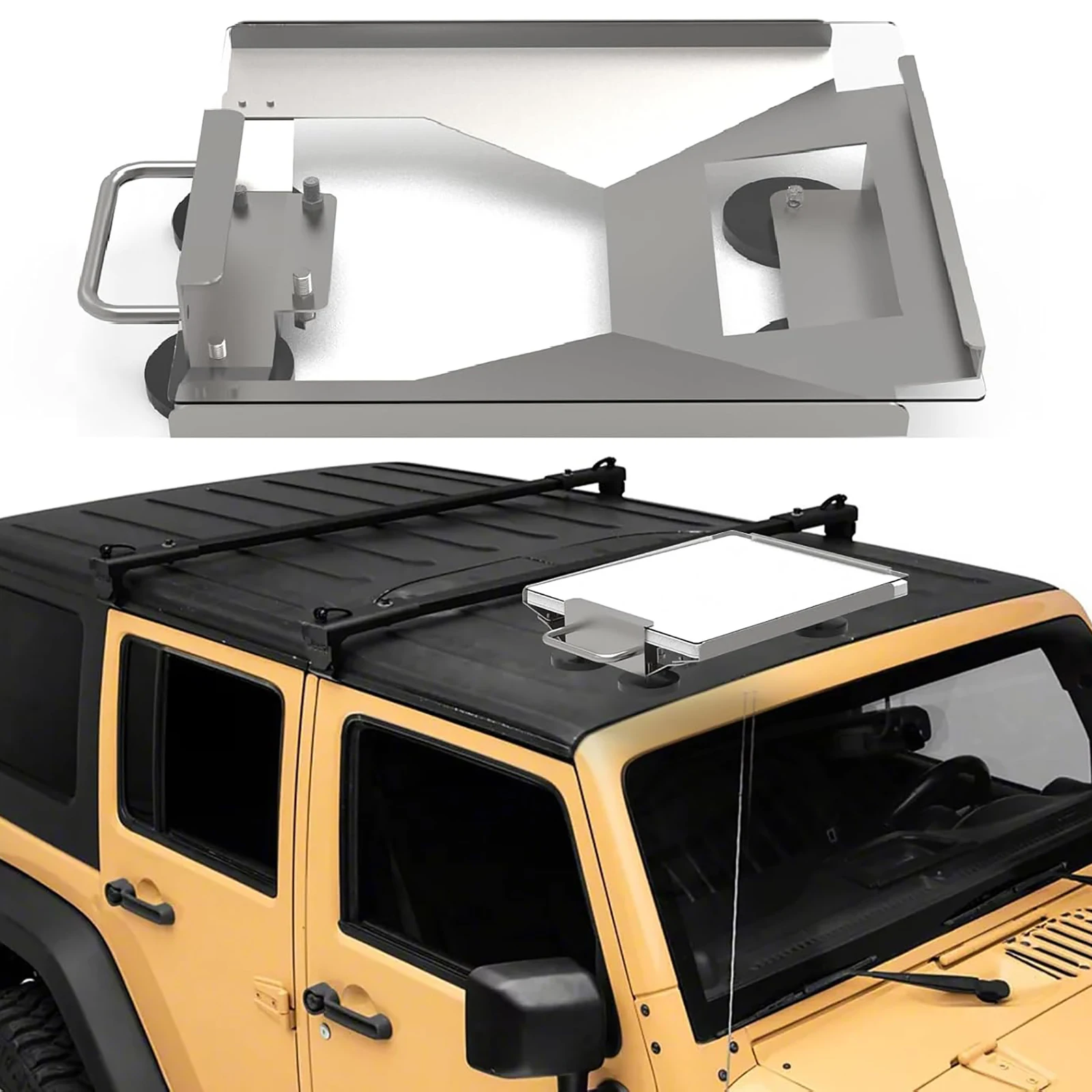 Starlink Mounting Kit Starlink Mini Magnetic Roof Mount with 4 Magnetic Bases 1 Acrylic Protective Shell for RV Car Yacht