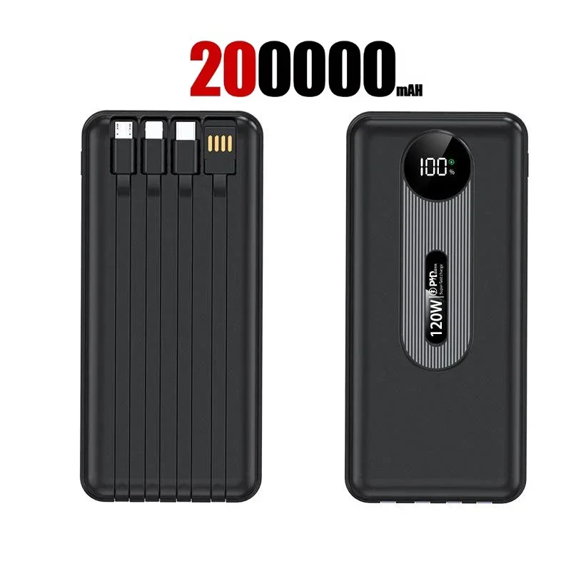 Black 200000mAh