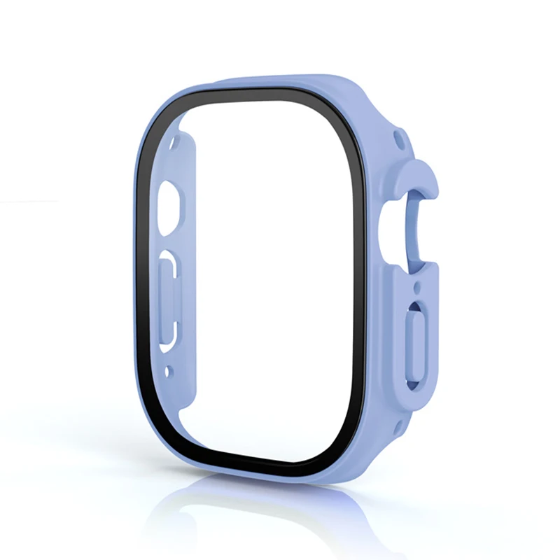 Apple Watch Ultra Protection Kit: 49mm PC Bumper & Tempered Glass Screen Protector Cover
