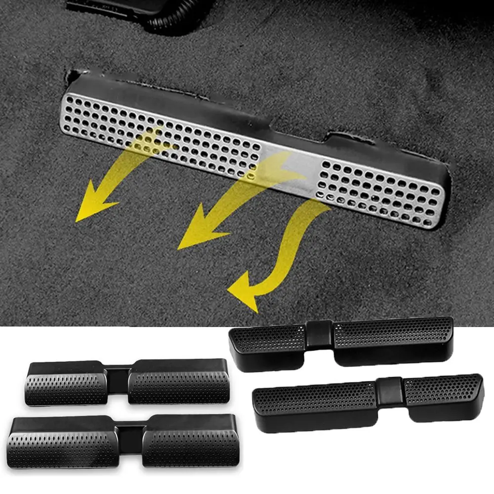 

2Pcs Black Air Exhaust Cover 10 inch Dust Cover Car Air Outlet Cover Anti-clogging for for Audi A4L/Q5L/Q3 / A3 / A6L/A5 / Q2LQ7