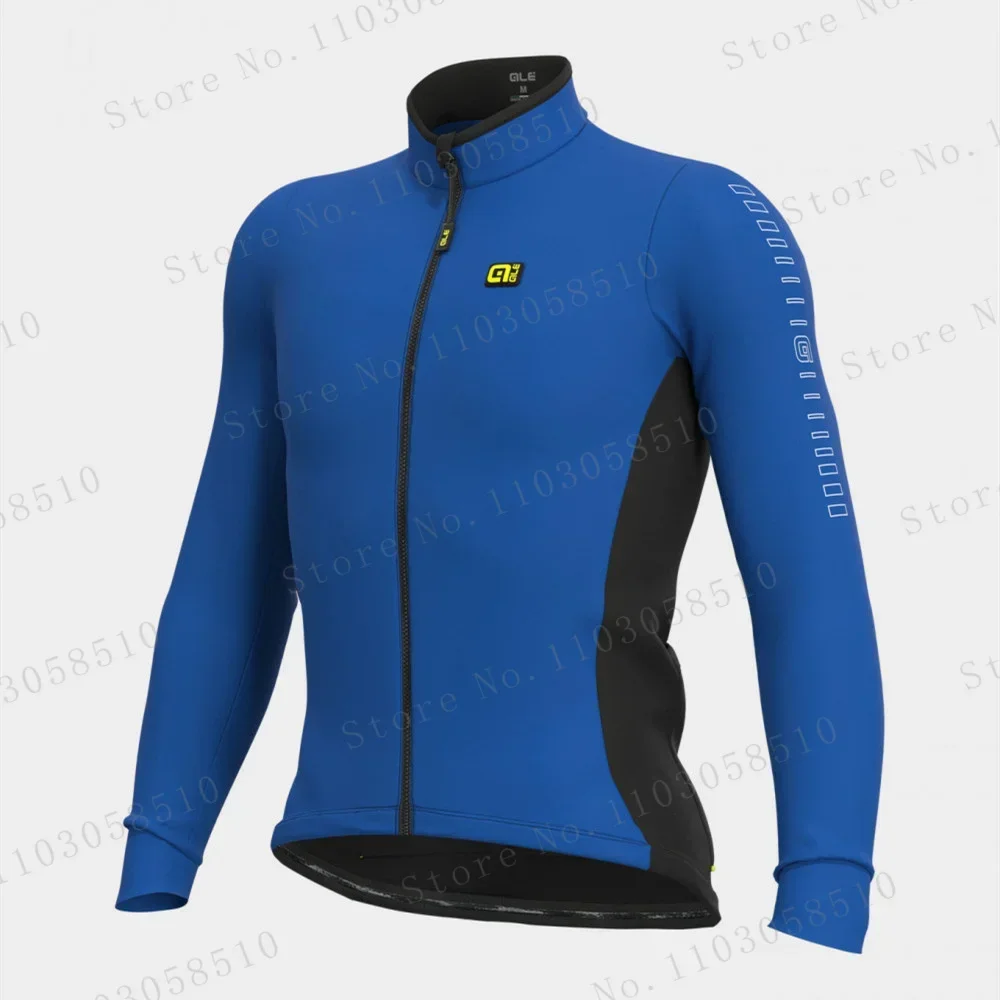 thumbnail image 1 of Maillot de ciclismo de invierno para hombre, ropa térmica de manga larga para ciclismo de montaña o carretera, chaqueta cálida, abrigo deportivo, 1 of 5