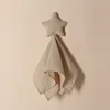 Baby Cotton Muslin Comforter Blanket Soft Star Newborn Sleeping Dolls Cute Kids Sleep Toy Soothe Appease Towel Bibs Saliva Towel 4