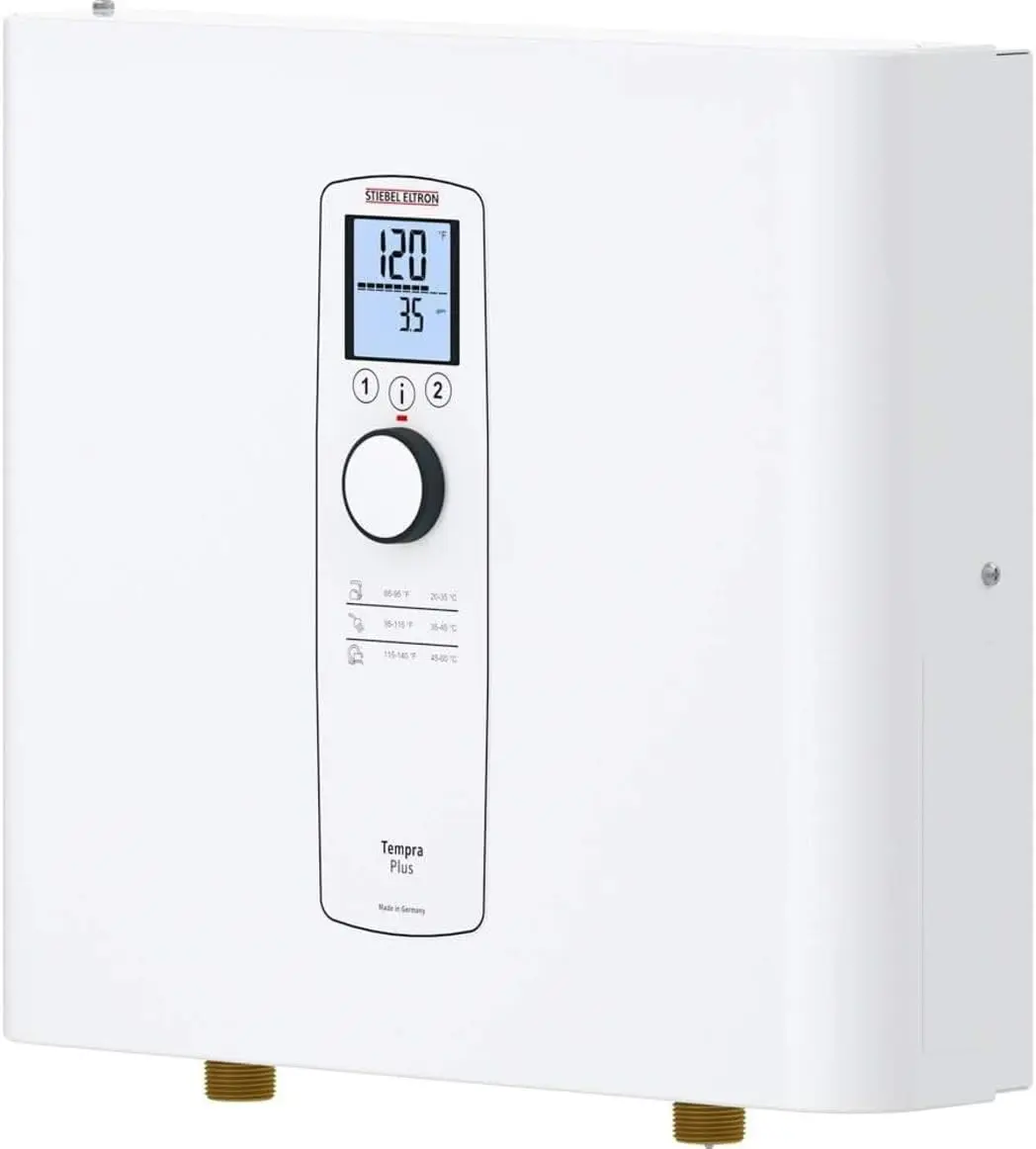Tankless Water Heater Tempra 20 Plus Electric on Demand Hot Water Eco White It&rsquo;s Noise Free While in Use