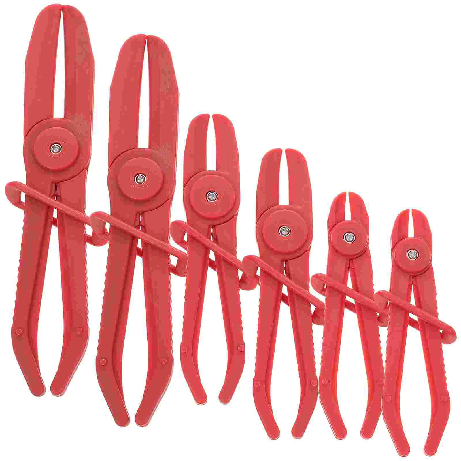

6 Pcs Car Hose Clamp Multifunctional Pliers Electric Terminal Crimping Wire Stripping Tool Snap Rings Puller Nipper