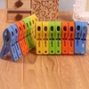 8ps/set Hanger Clips Large Plastic Windproof Beach Towel Clothes Pins Spring Clamp Clothespin Powerful Hot New Cheap 5