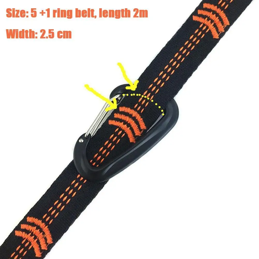 Hammock Straps Belts Extra Strong Lightweight Ropes And 600 LBS Breaking Strength No Stretch Polyester Hammock Straps 1/2PCS hammock straps