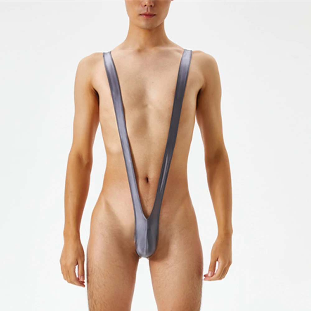Sexy Mens Mankini Bikini Body Sospensorio Slip Perizoma T-Back Gay Biancheria Intima Mutandine Tuta Erotica Body Wrestling Canotta