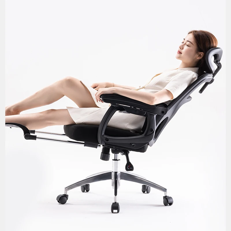 Study Recliner Office Chair Living Room Black Bedroom Rotating Office Chair Conference Accent Fauteuil Bureau Modern Furniture nordic black office chair study wheels rotating conference recliner office chair gaming sillas de oficina modern furnitures