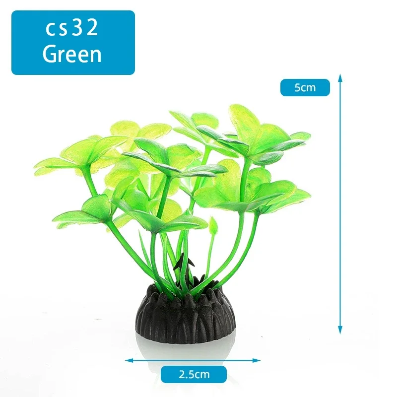 Artificial Plants Artificial Aquarium Plants Simulation Artificial Plants PVC Underwater Water Weed Flower Grass Aquarium Decoration