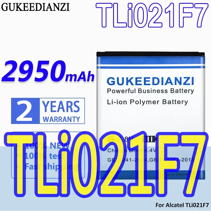 

Сменный аккумулятор GUKEEDIANZI большой емкости 2950 мАч для Alcatel TLi021F7