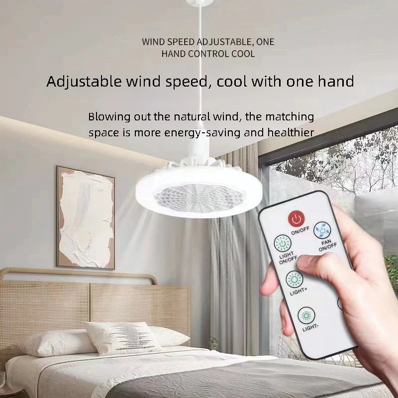 85V -265V wide voltage fan light, energy-saving and durable, adding light and air to the home