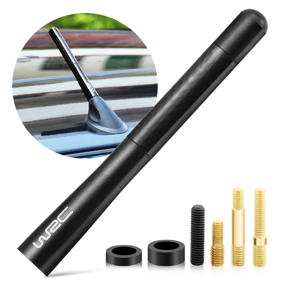 12cm Carbon Fiber Short Radio Antenna for Ford Focus 2 3 ST RS Fiesta