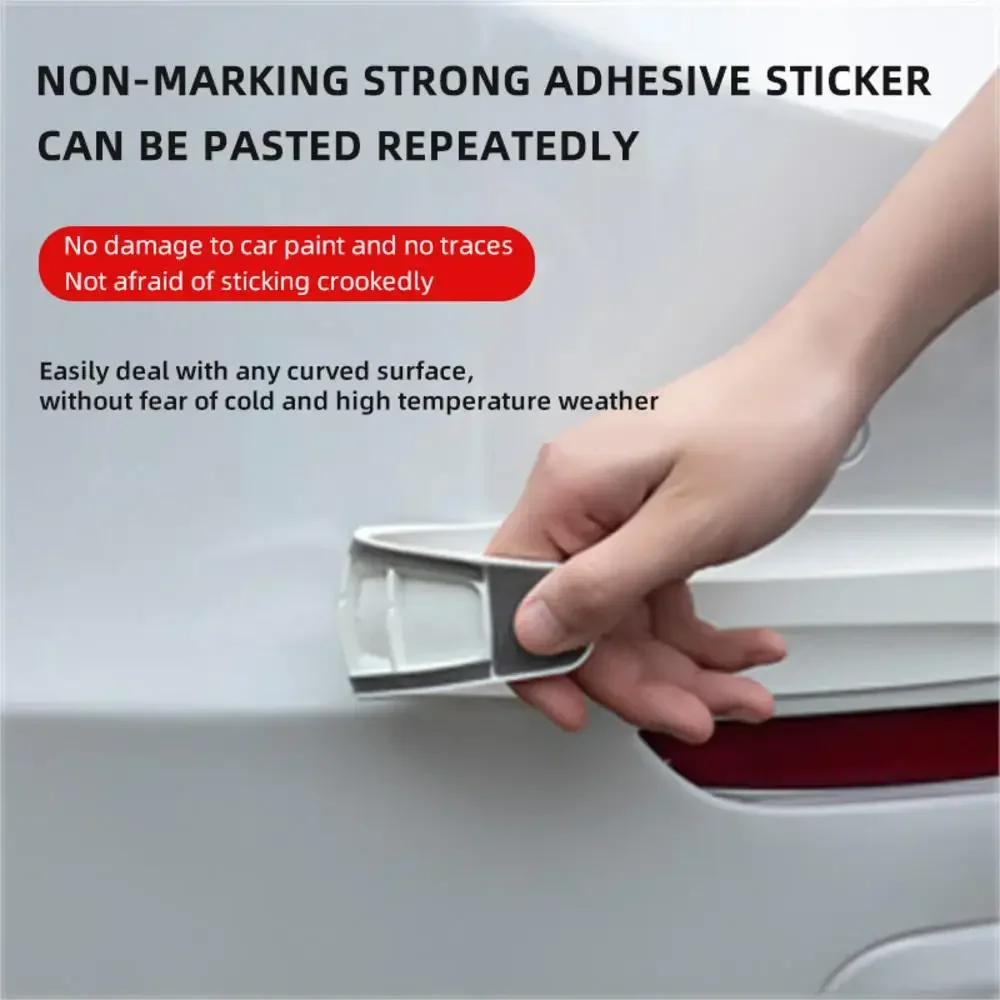 Universal Anti-Collision Car Door and Bumper Protector Set - 2-Pack Rubber Guard Strips